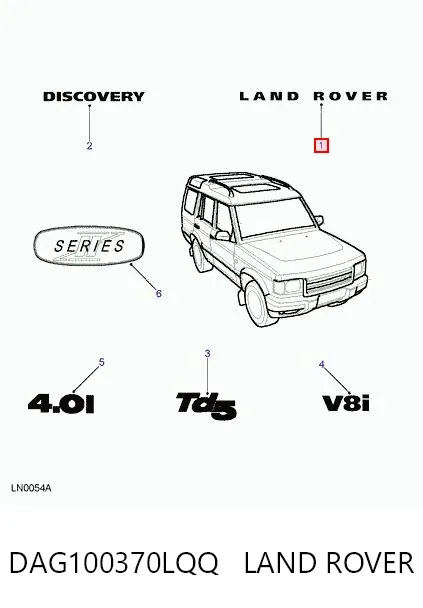 DAG100370LQQ Land Rover