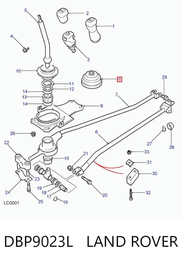  DBP9023L Land Rover