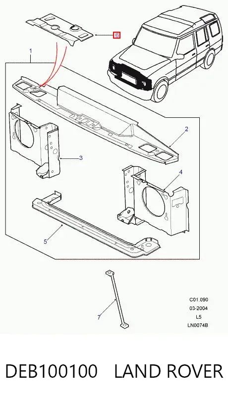  DEB100100 Land Rover