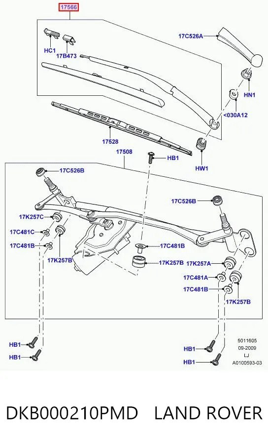  DKB000210PMD Land Rover