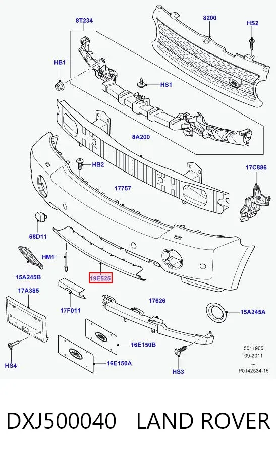  DXJ500040 Land Rover