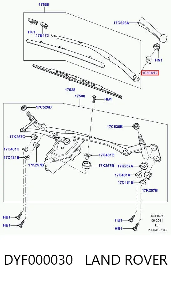  DYF000030 Land Rover