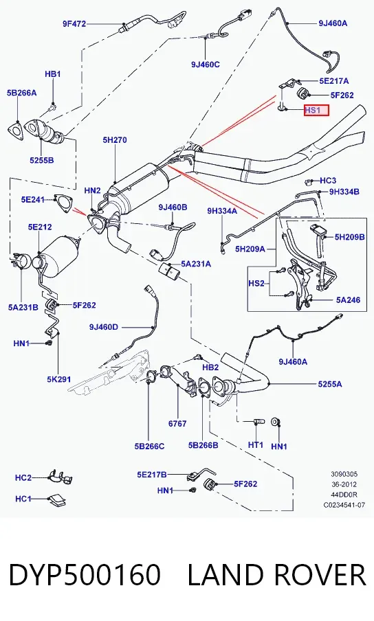  DYP500160 Land Rover