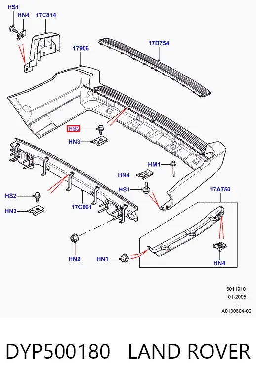  DYP500180 Land Rover