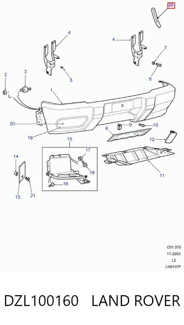  DZL100160 Land Rover