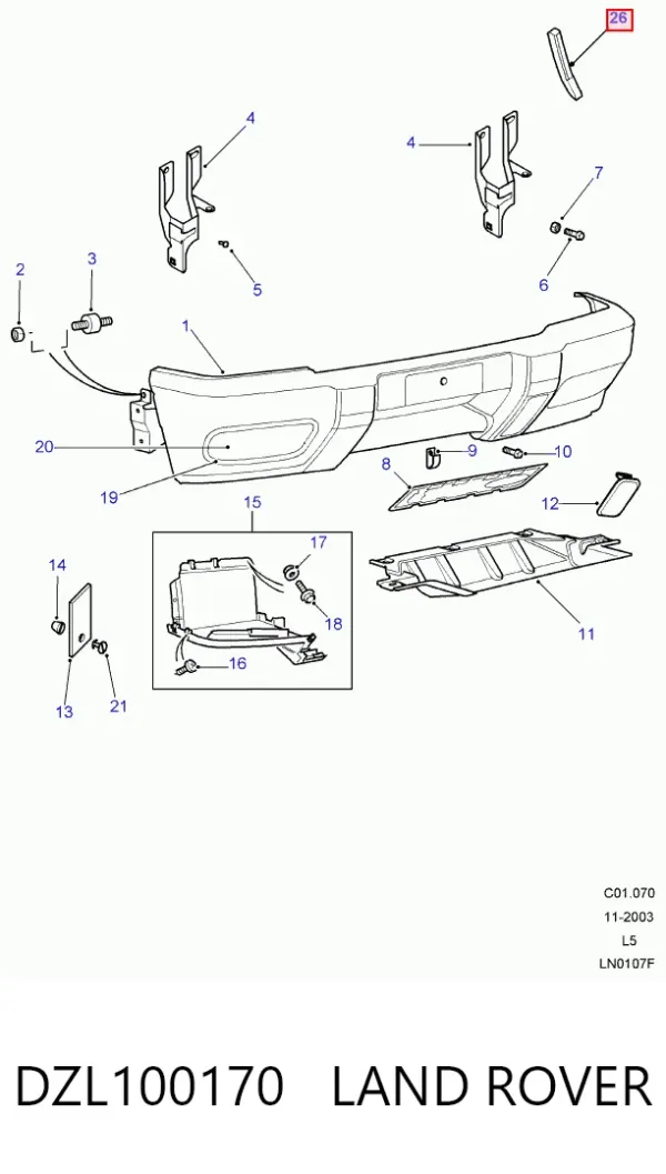  DZL100170 Land Rover