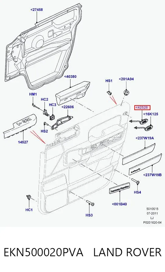  EKN500020PVA Land Rover