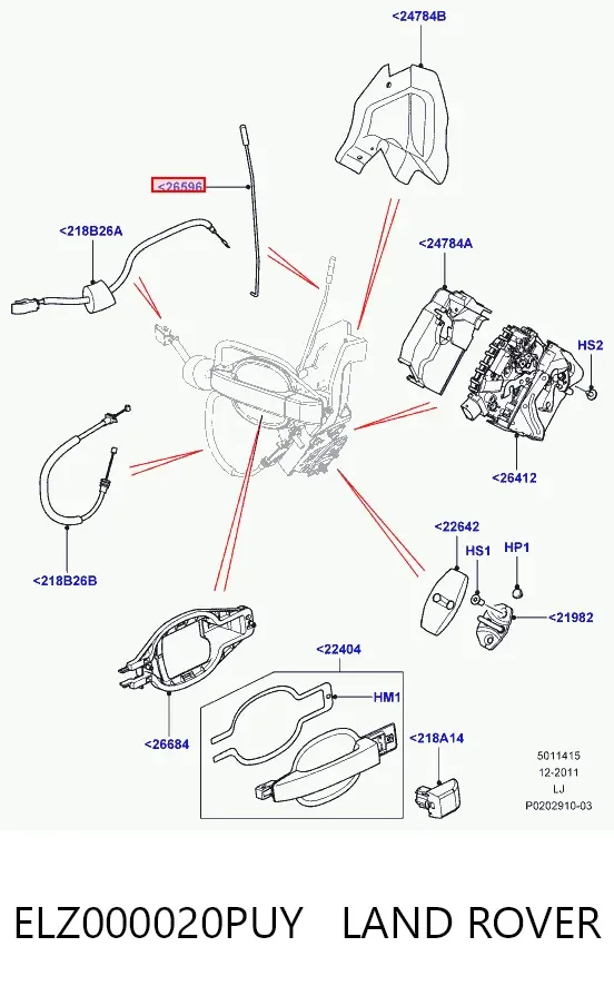  ELZ000020PUY Land Rover