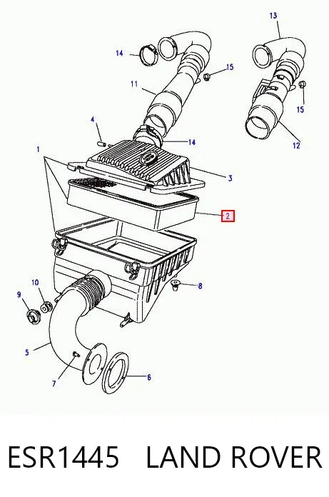 Воздушный фильтр ESR1445 Land Rover