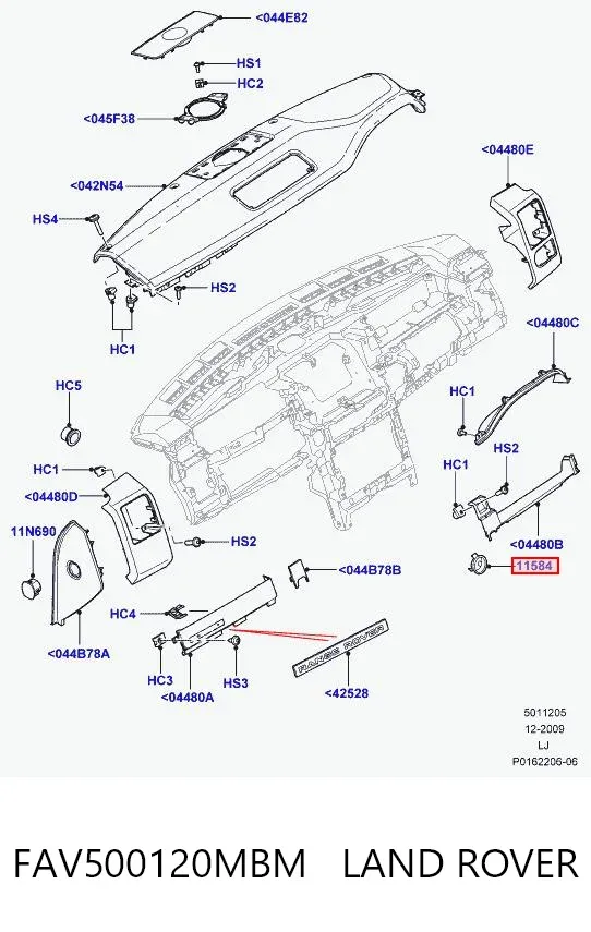  FAV500120MBM Land Rover