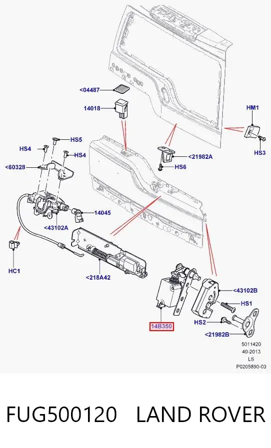  FUG500120 Land Rover
