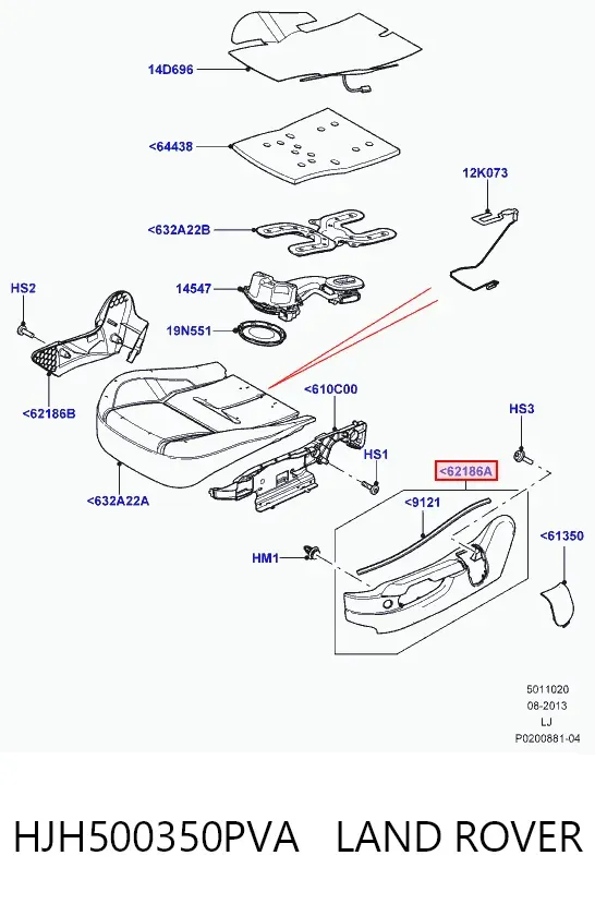  HJH500350PVA Land Rover