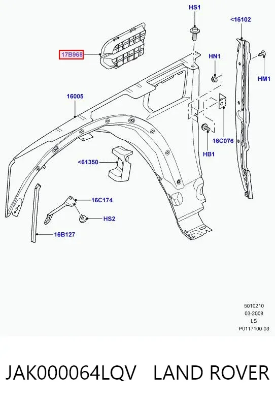  JAK000064LQV Land Rover