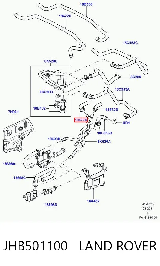  JHB501100 Land Rover