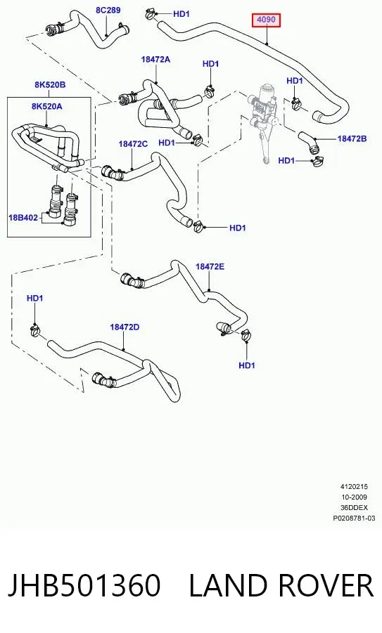  JHB501360 Land Rover