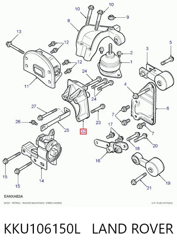  KKU106150L Land Rover
