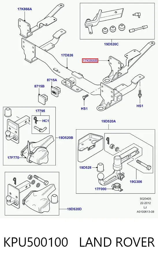  KPU500100 Land Rover