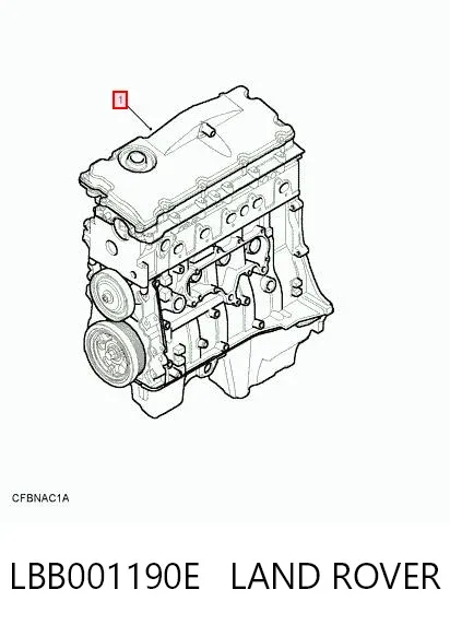 Двигатель LBB001190E Land Rover