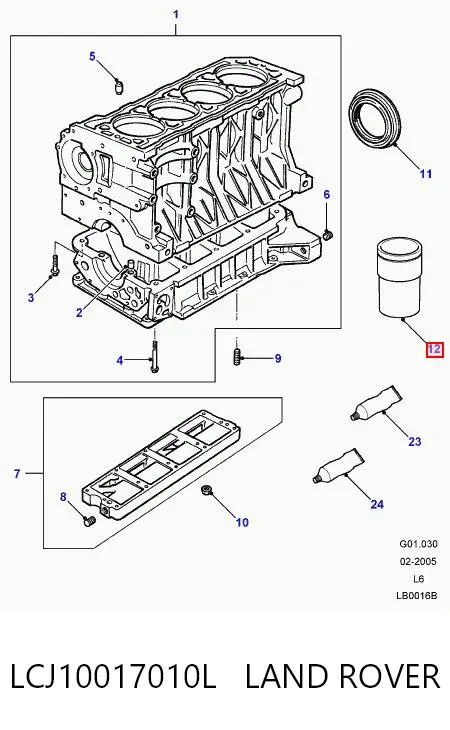  LCJ10017010L Land Rover