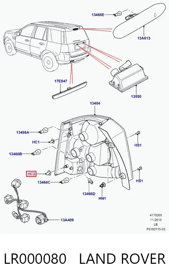  LR000080 Land Rover