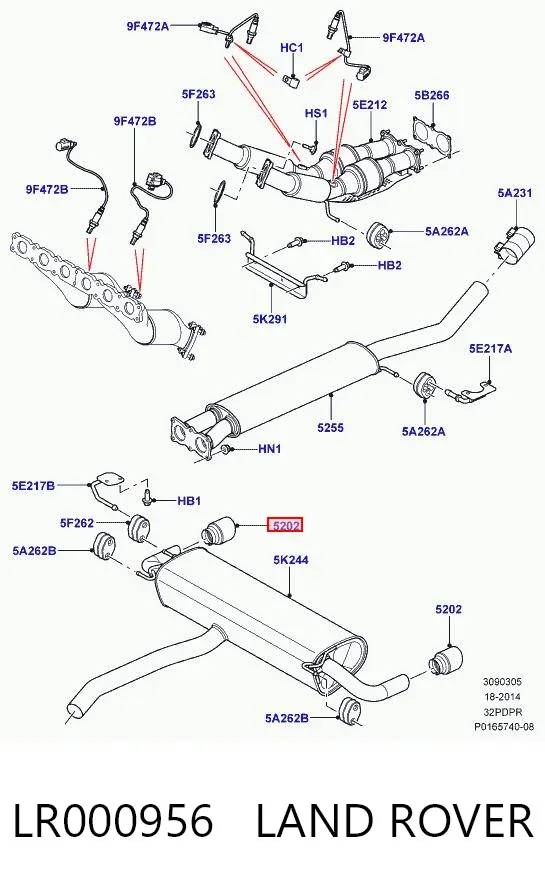  LR000956 Land Rover