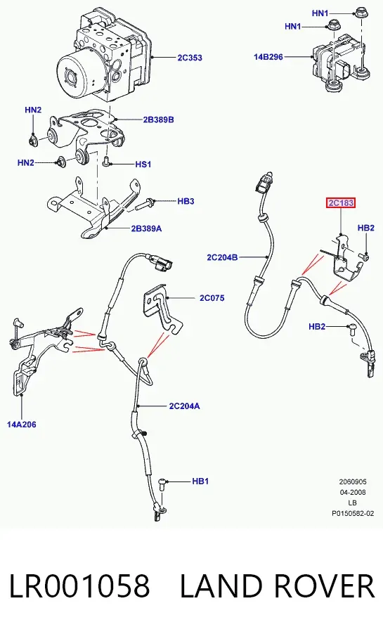  LR001058 Land Rover