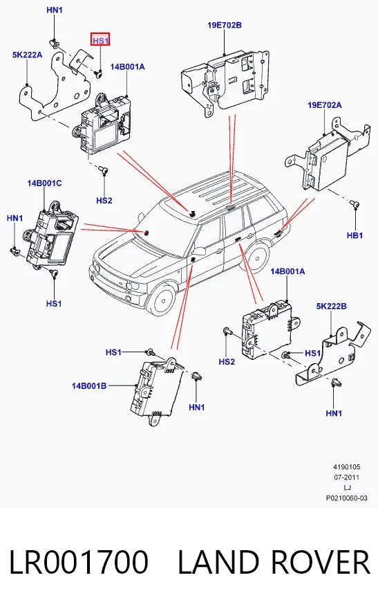  LR001700 Land Rover