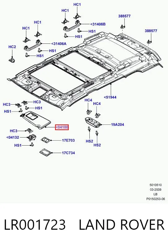  LR001723 Land Rover