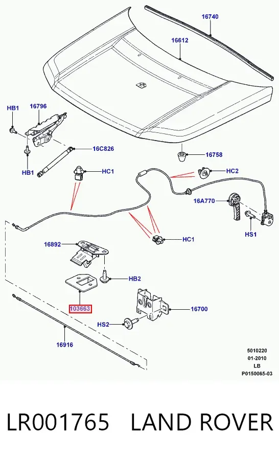  LR001765 Land Rover