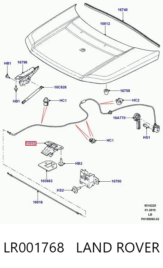  LR001768 Land Rover
