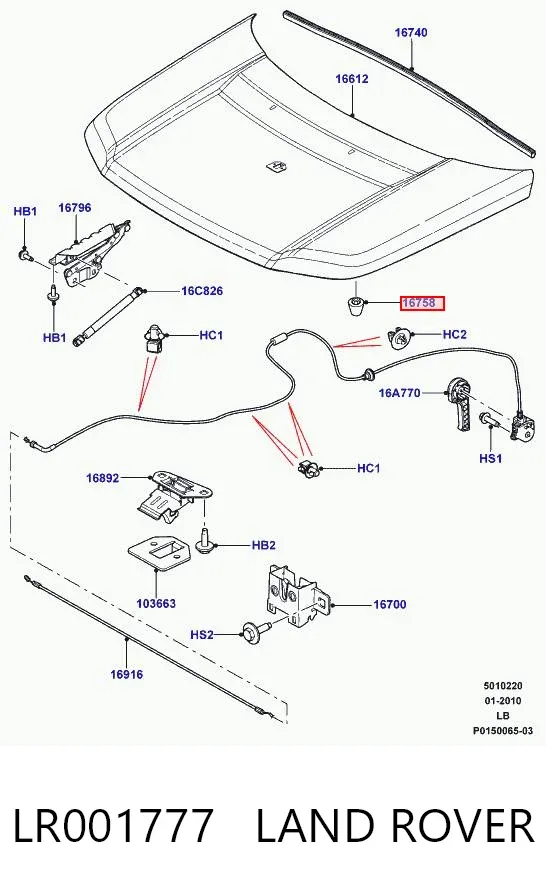  LR001777 Land Rover