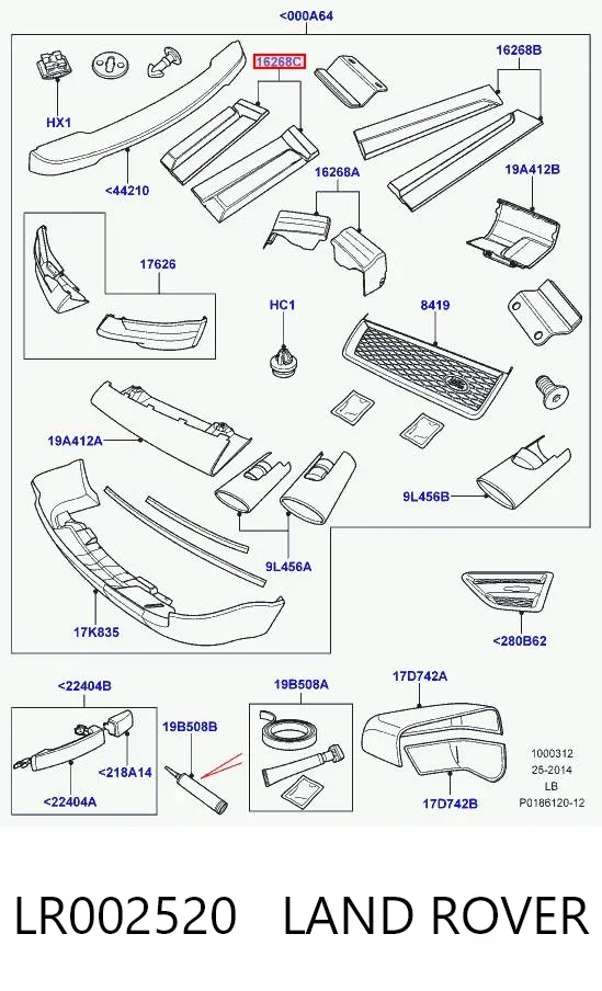  LR002520 Land Rover