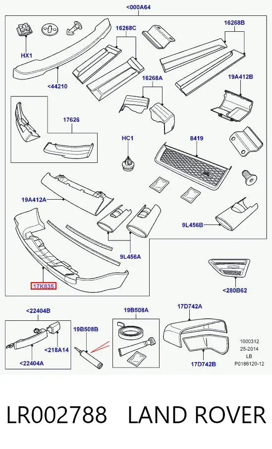  LR002788 Land Rover
