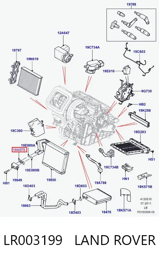  LR003199 Land Rover