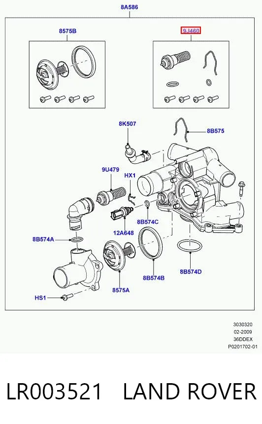  LR003521 Land Rover