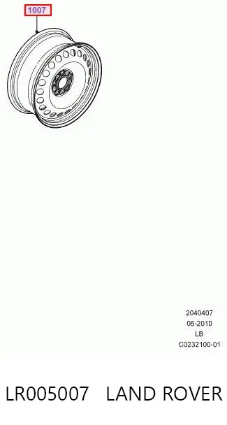  LR005007 Land Rover