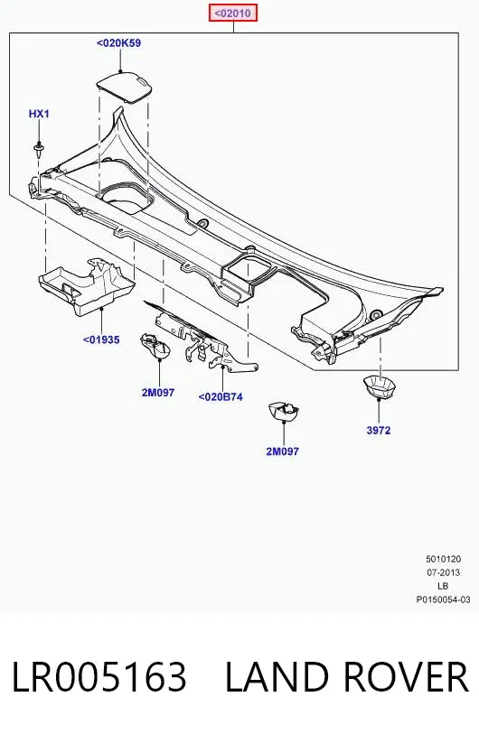  LR005163 Land Rover