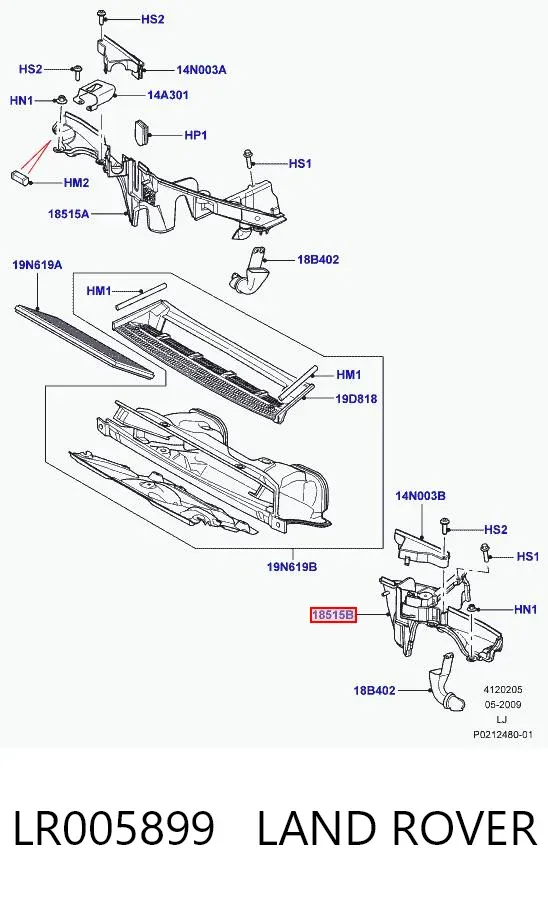  LR005899 Land Rover