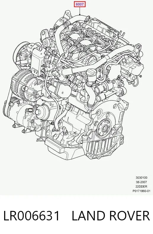 Двигатель LR006631 Land Rover