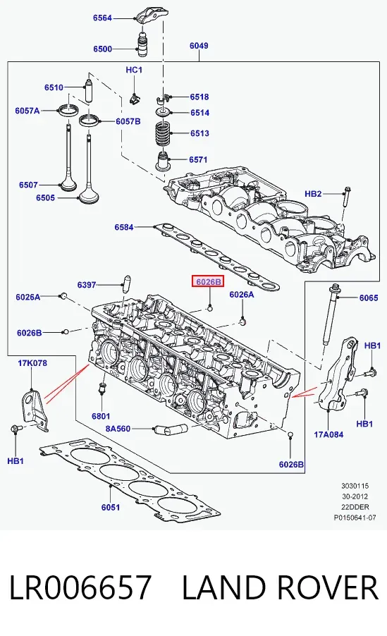 LR006657 Land Rover
