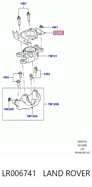  6G9NR6K034AG Land Rover