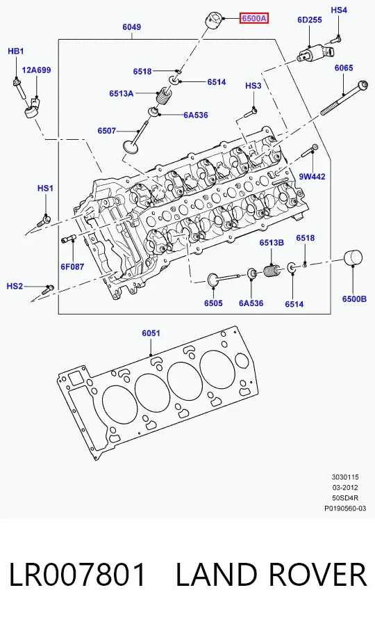  LR007801 Land Rover