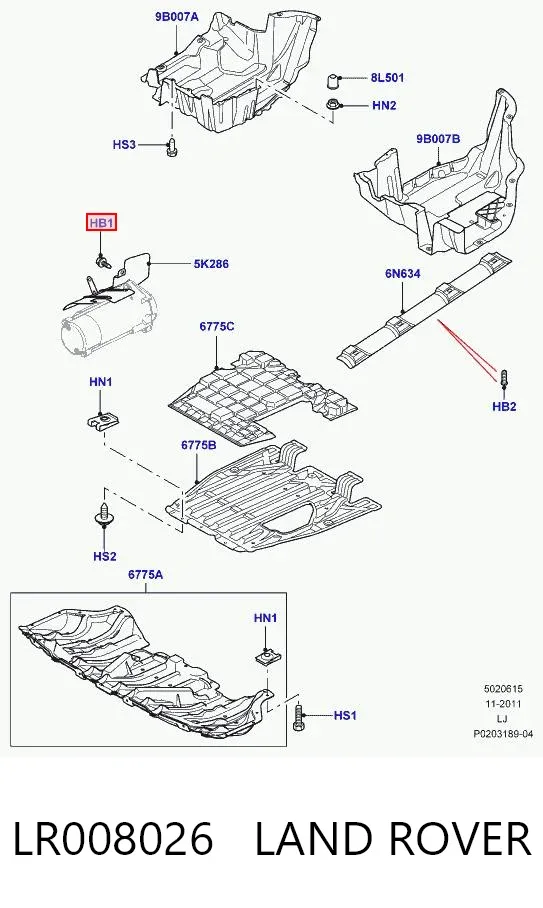  LR008026 Land Rover