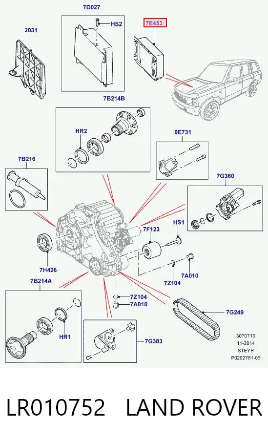  LR010752 Land Rover