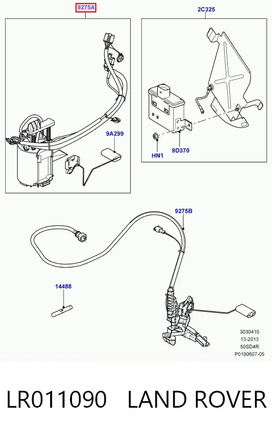 Бензонасос LR011090 Land Rover