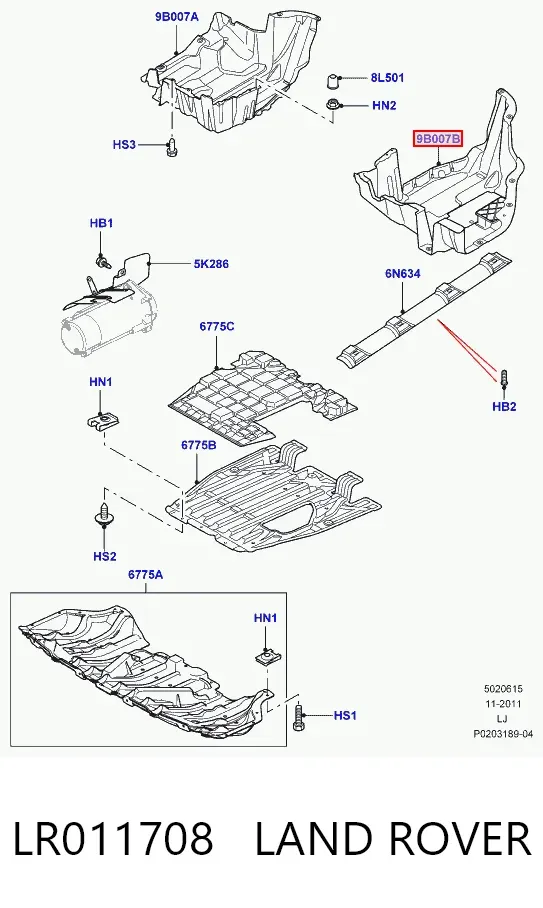  LR011708 Land Rover