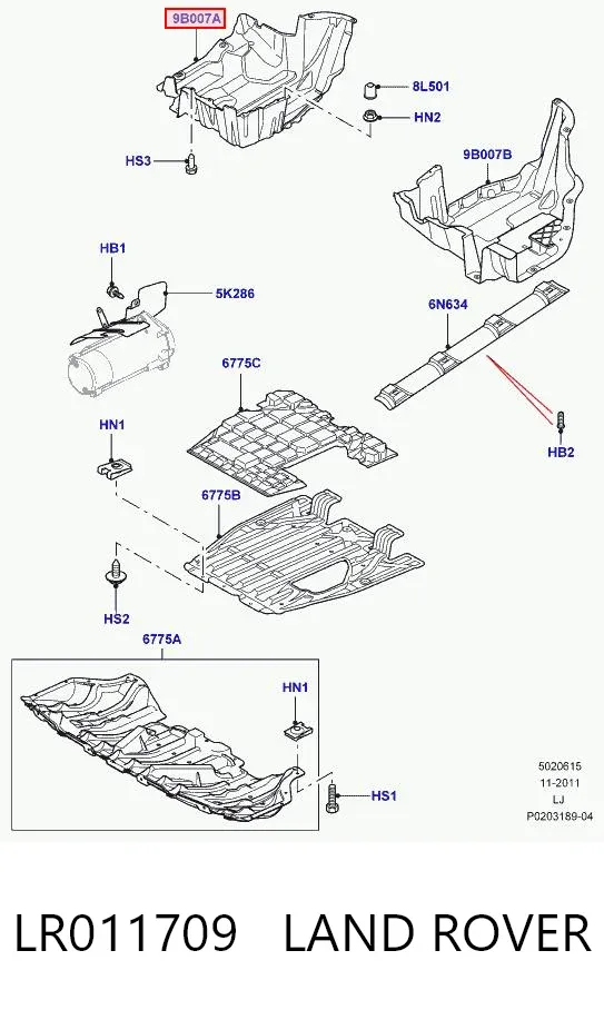 LR011709 Land Rover