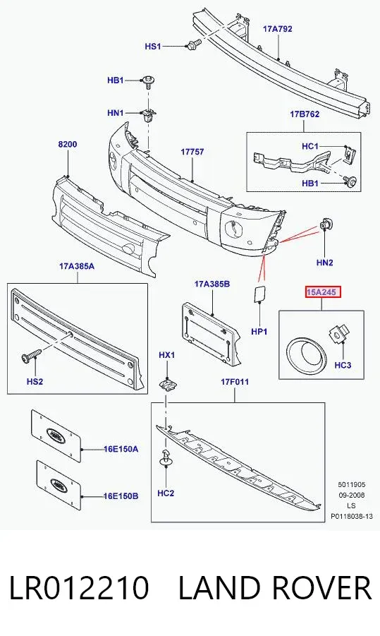  LR012210 Land Rover