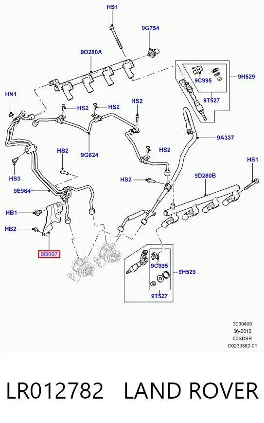 8W939S282AA Land Rover