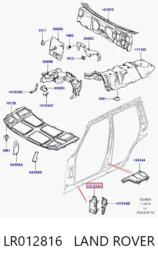  LR012816 Land Rover